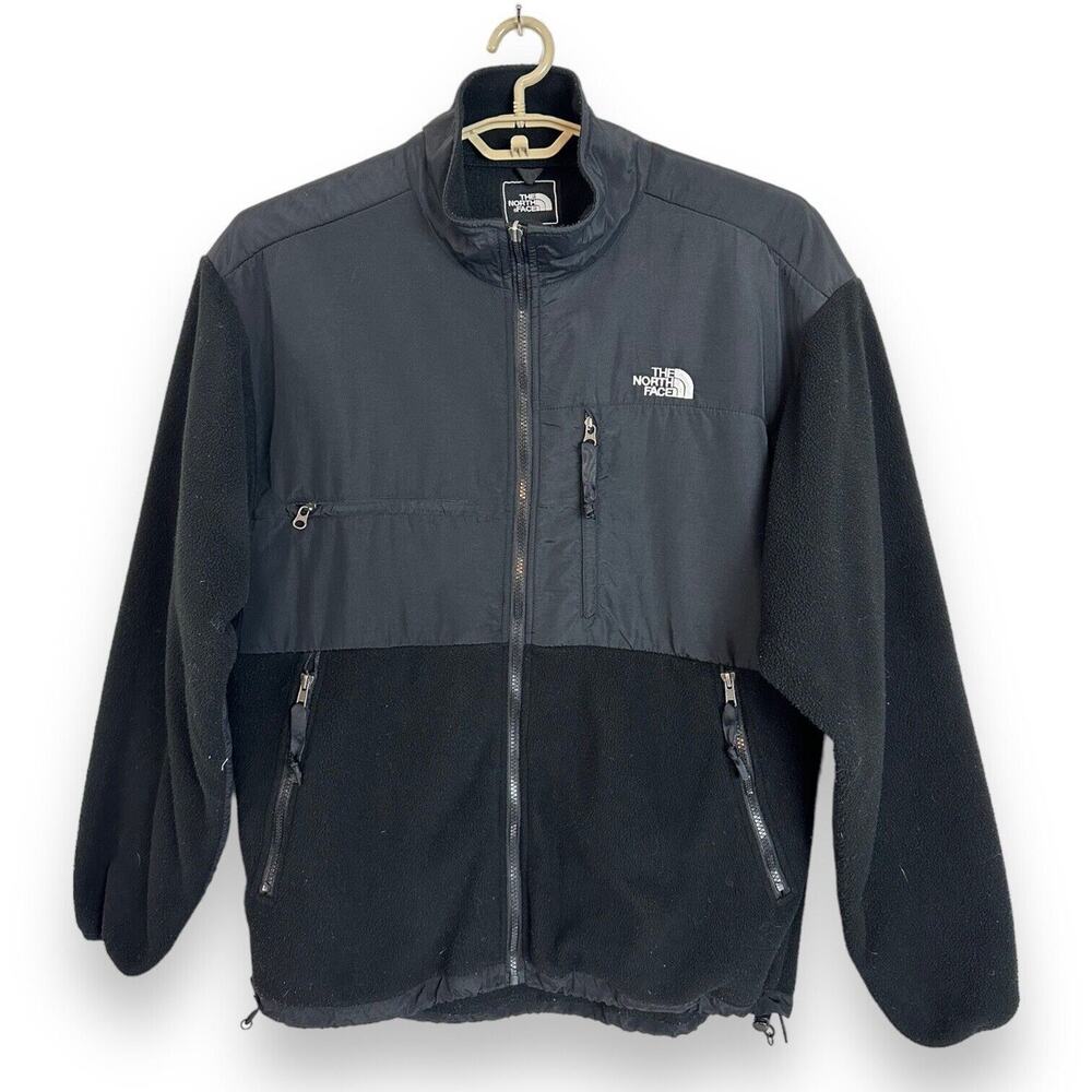 The North Face Denali Jacket Black Full Zip Heavy Warm Fleece Thermal Mens XL
